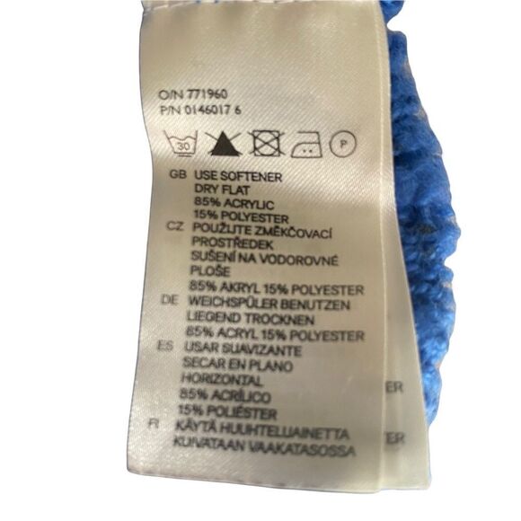 Divided H&M Blue Long Sleeve Sweater Sz 4 - Picture 7 of 7